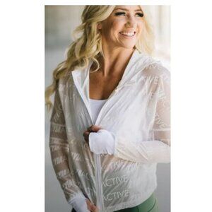 Zyia Active Women's White Breeze Jacket